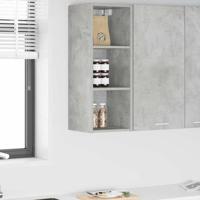 Hangkast Riga Beton Grijs 30 x 29,5 x 80 cm Bewerkt hout Hangkast Riga Beton Grijs 30 x 29,5 x 80 cm Bewerkt hout