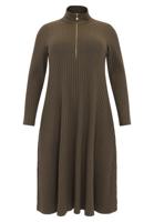 Yoek Trui-jurk met rits | Licht Groen | Maat 38/40