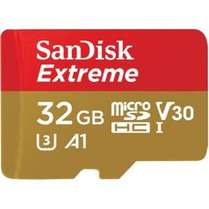 SanDisk Extreme 32GB MicroSDHC Geheugenkaart