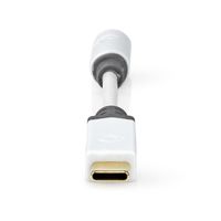 Nedis CCBW65950WT01 audio kabel 0,1 m 3.5mm USB Type-C Wit - thumbnail