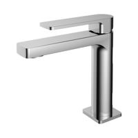 Hotbath Gal - Wastafelmengkraan - zonder Waste - Laag - Chroom - Opbouw - Chroom