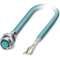 Phoenix Contact 1534614 Sensor/actuator inbouwconnector M12 Aantal polen (sensoren): 4 Bus, inbouw 5.00 m 1 stuk(s) - thumbnail