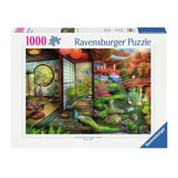 Ravensburger Legpuzzel theehuis in japanse tuin, 1000st.
