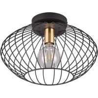 LED Plafondlamp Rond Mat Zwart - Moderne Plafondverlichting E27 Fitting