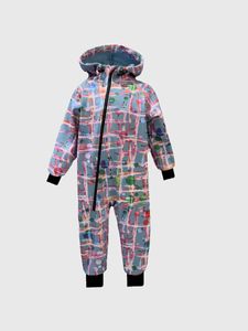 Waterproof Softshell Overall Comfy Multicolor Configuration Jumpsuit