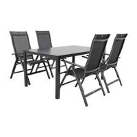 Kettler Loft|Legato 160 cm. tuinset - 5-delig verstelbaar