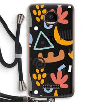Abstract: Motorola Moto Z Force Transparant Hoesje met koord