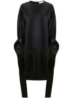 JW Anderson robe Tab Sleeve à coupe courte - Noir - thumbnail