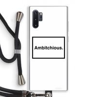 Ambitchious: Samsung Galaxy Note 10 Plus Transparant Hoesje met koord