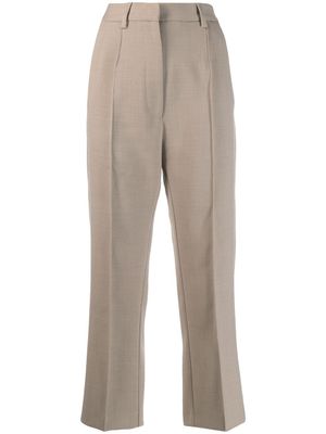 MM6 Maison Margiela pantalon de costume crop - Tons neutres