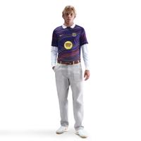 Nike FC Barcelona Pre-Match Trainingsshirt 2025-2026 Donkerblauw Rood Goud