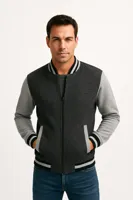 Heren Vest - Sportief - Zwart Grijs