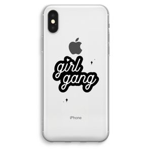 Girl Gang: iPhone XS Max Transparant Hoesje