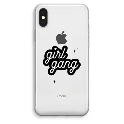 Girl Gang: iPhone XS Max Transparant Hoesje