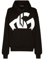 Dolce & Gabbana hoodie à logo imprimé - Noir