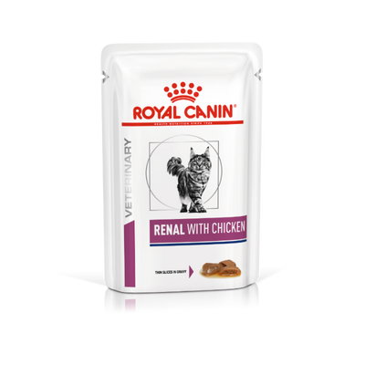 Royal Canin renal kattenvoer kip 12x85gr natvoer