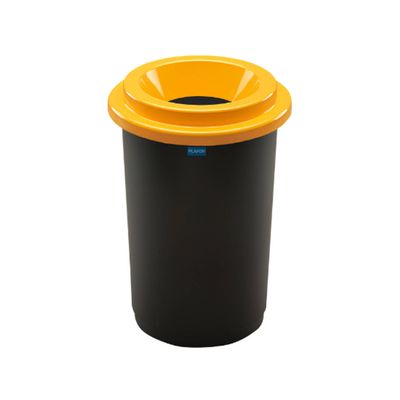 Plafor Eco Prullenbak 50L – Recycling – Geel