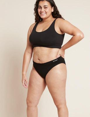 Boody Menstruatieondergoed bikinislip zwart norm/hevig S