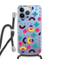 8-bit N°2: iPhone 13 Pro Transparant Hoesje met koord