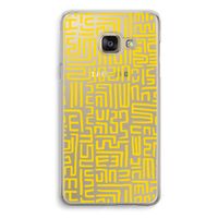 Majorelle Blue Print: Samsung A3 (2017) Transparant Hoesje