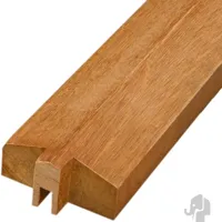 Elephant afdekprofiel outdoor bangkirai hardhout 32x68x1800mm tbv dubbel rabat systeem/sponning 7mm