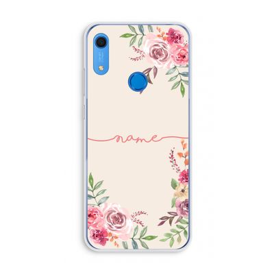 Rozen: Huawei Y6s Transparant Hoesje