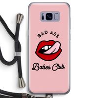 Badass Babes Club: Samsung Galaxy S8 Transparant Hoesje met koord