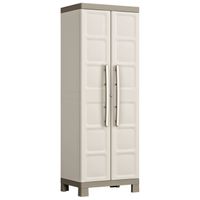 Keter Opbergkast met schappen Excellence 182 cm beige en taupe - thumbnail