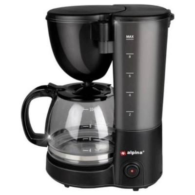 Alpina Switzerland 871125218102 Koffiezetapparaat Zwart Capaciteit koppen: 12 Glazen kan