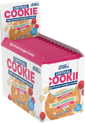 Applied Nutrition Critical Cookie White Chocolate Raspberry (12 x 73 g)