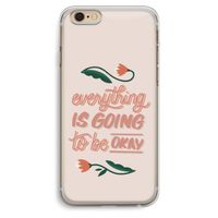 Optimistic flower girl: iPhone 6 Plus / 6S Plus Transparant Hoesje Optimistic flower girl: iPhone 6 Plus / 6S Plus Transparant Hoesje