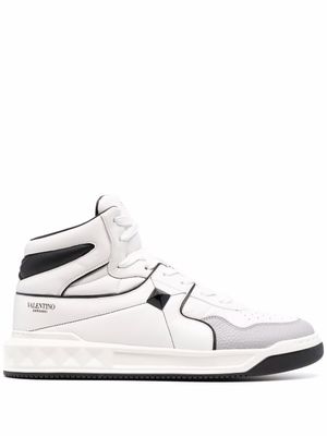 Valentino Garavani baskets montantes One Stud - Blanc