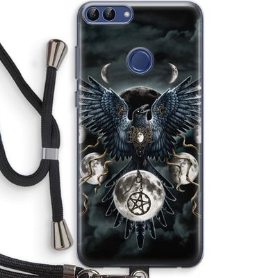 Sinister Wings: Huawei P Smart (2018) Transparant Hoesje met koord