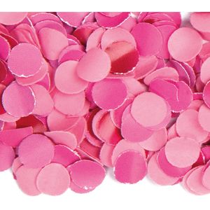 100 gram party confetti kleur roze