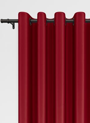 Bahrein ringgordijn - Rood met ringen