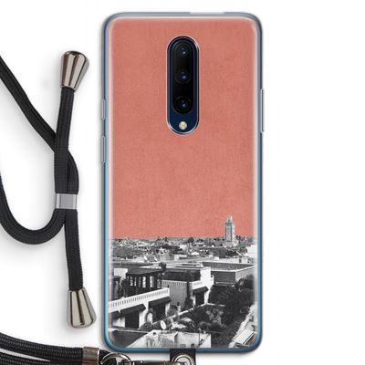 Marrakech Skyline : OnePlus 7 Pro Transparant Hoesje met koord