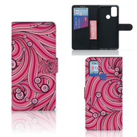 Alcatel 1S (2021) Hoesje Swirl Pink - thumbnail