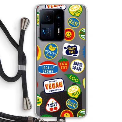 Fruitsticker: Xiaomi Mi Mix 4 Transparant Hoesje met koord