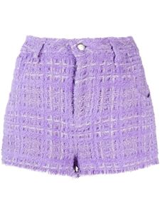 IRO short en tweed à coupe courte - Violet