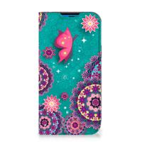 iPhone 14 Pro | Bookcase | Cirkels en Vlinders