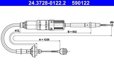 Koppelingkabel 24372801222