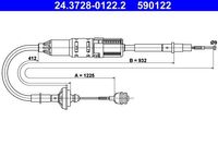 Koppelingkabel 24372801222 Koppelingkabel 24372801222