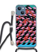 Skew Blush 2: iPhone 13 Transparant Hoesje met koord