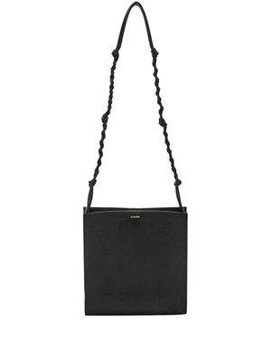 Jil Sander sac à bandoulière médium Tangle embossé - Noir