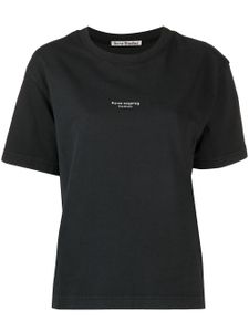 Acne Studios t-shirt à logo imprimé - Noir