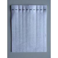 Toegangsbandjes kleur wit 100 stuks