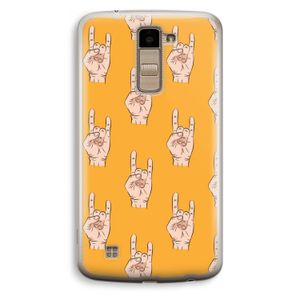 Rock: LG K10 (2016) Transparant Hoesje