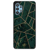 Samsung Galaxy A32 5G hoesje - Abstract groen Samsung Galaxy A32 5G hoesje - Abstract groen