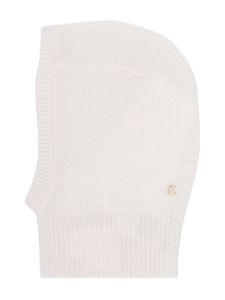 Bonpoint cagoule en cachemire à logo brodé - Blanc