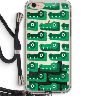 Crocs: iPhone 6 PLUS / 6S PLUS Transparant Hoesje met koord